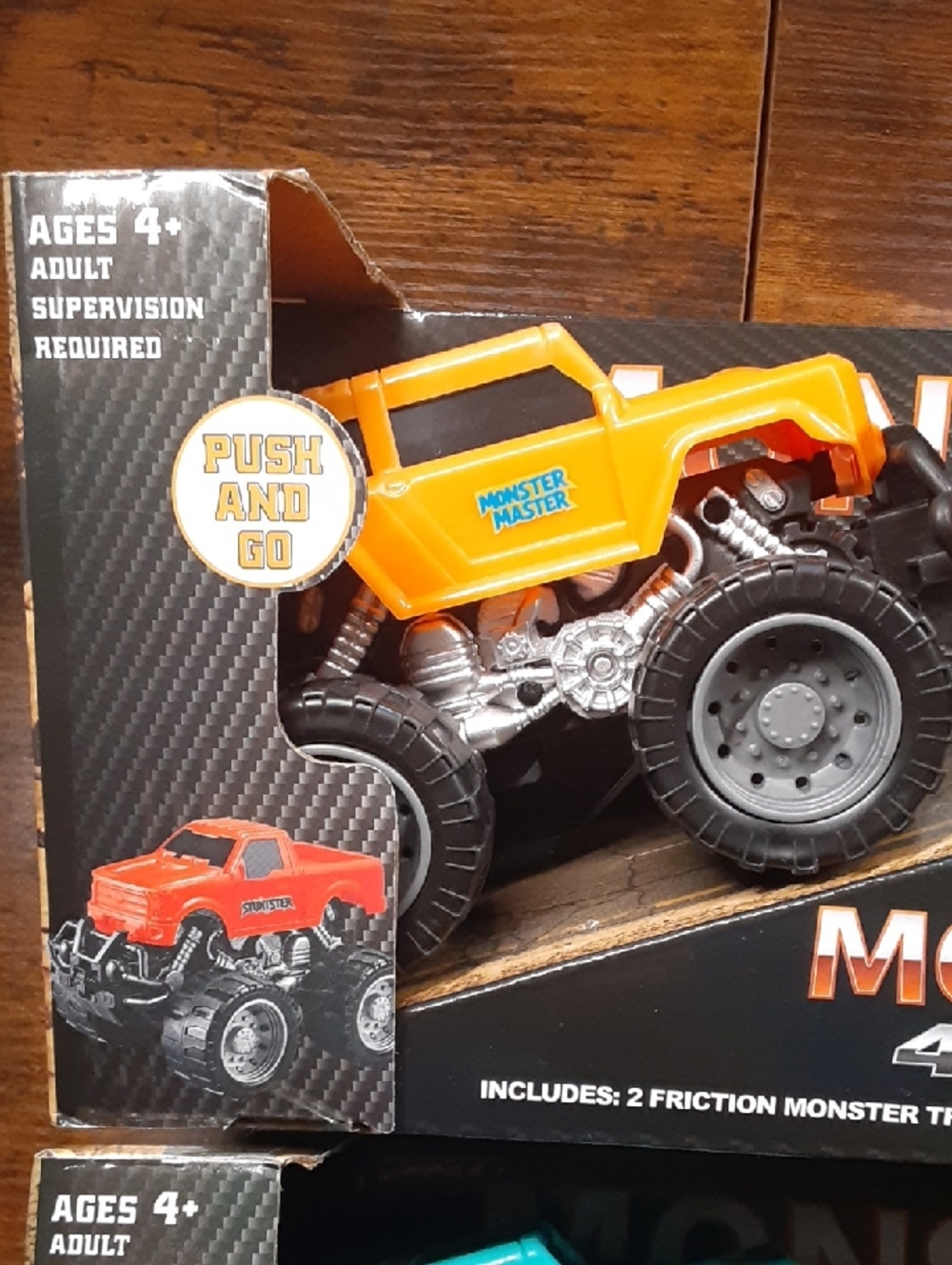 Monster Trucks set of 4 (OR 1/$15, 2/$26, 3/$33) - Picture 3 of 11